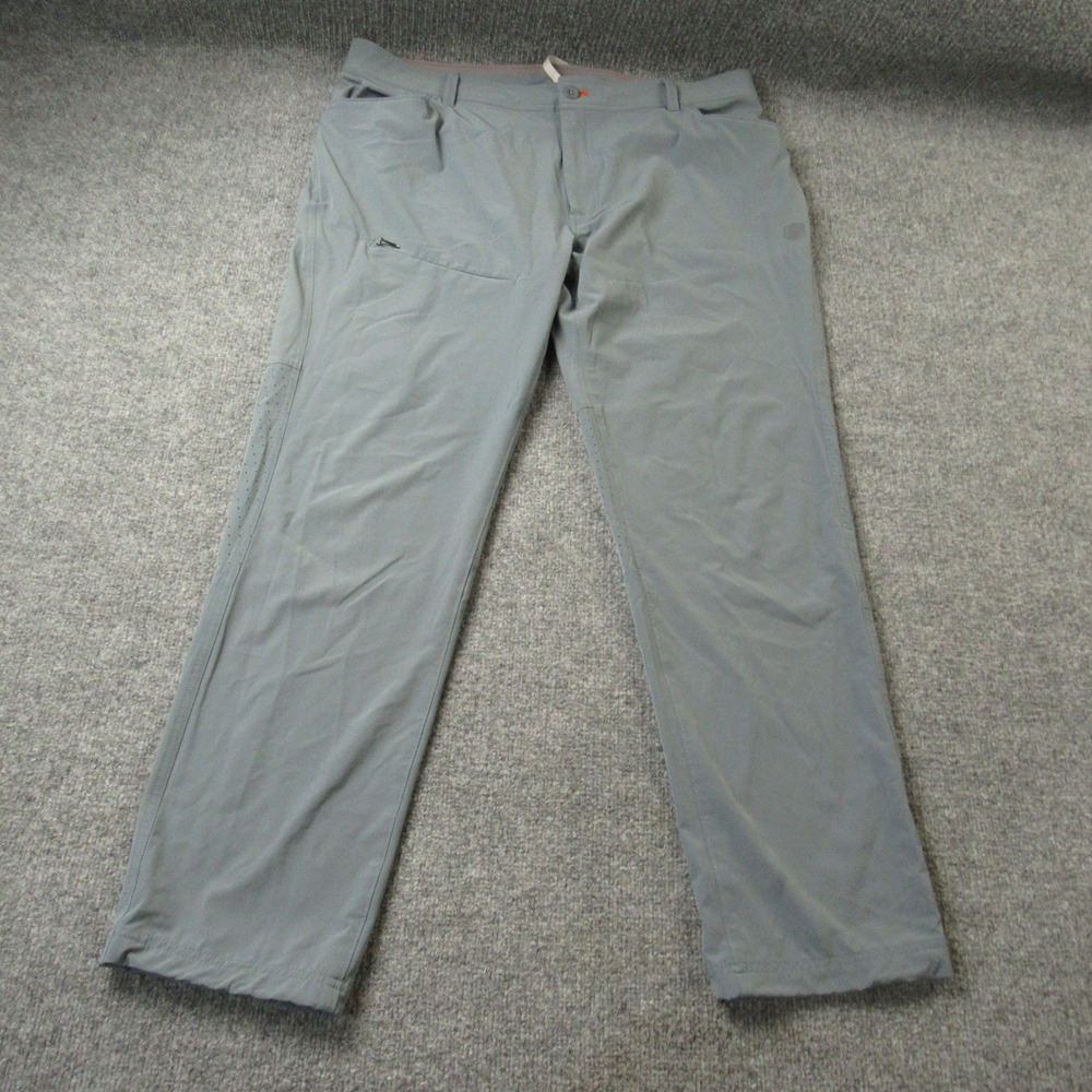Eddie Bauer Pants Mens Size 38x32 Gray‎ Guide Throwline Fishing Outdoor Hiking